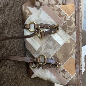 Coach double handle bag